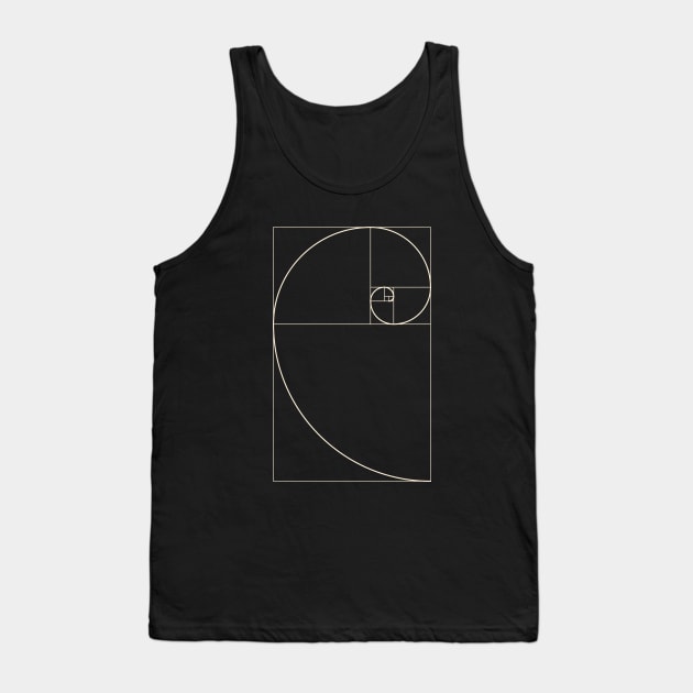 Golden Spiral and Ratio Science Tank Top by happinessinatee